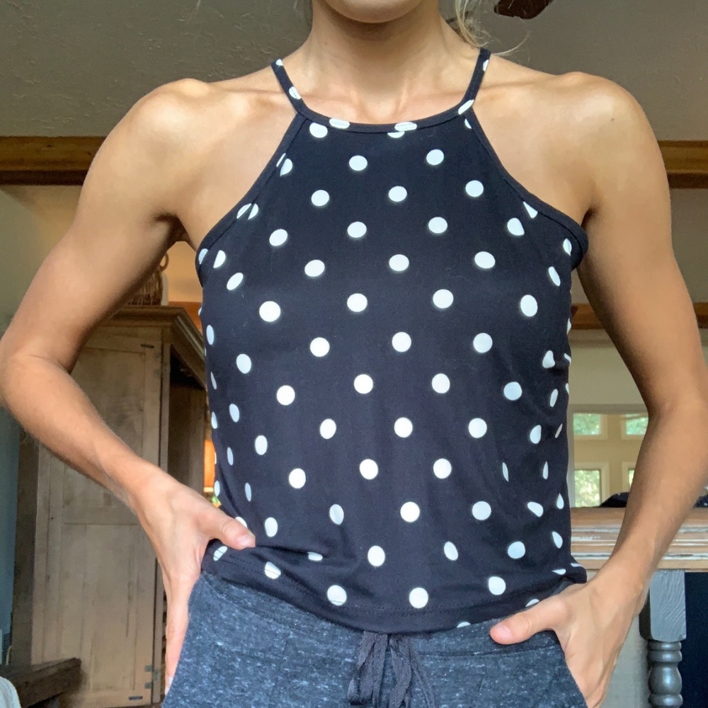 Polka Dot crop top